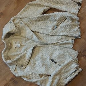 H&M Tweed Moto Jacket
